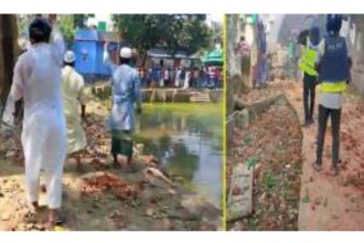 সরকারি টিউবওয়েল থেকে পানি আনতে বাধা দুই পক্ষের সংঘর্ষ