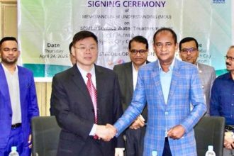 সিলেটে দৈনিক ৫ কোটি লিটার পানি শোধনাগার প্ল্যান্ট নির্মাণের উদ্যোগ