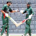 জোড়া সেঞ্চুরিতে বাংলাদেশের রানের পাহাড়